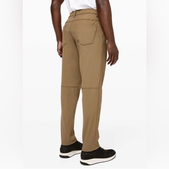 Lululemon ABC Pant Classic Fit Beige Artifact Size 36 x 34 with FLAWS - Picture 3 of 15